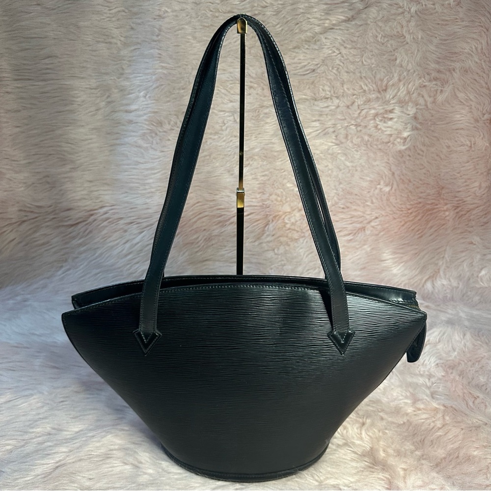 🟥 SOLD! Louis Vuitton Saint Jacques GM Epi Black Tote Shoulder Bag